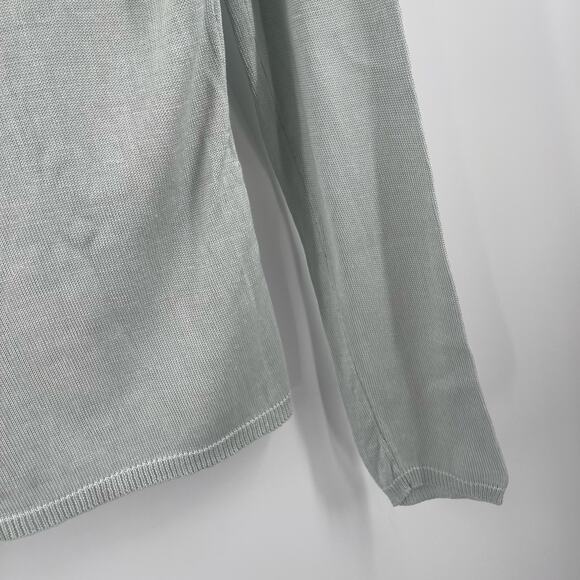 Magaschoni Silk Cardigan Size Small Sweater Classic Light Green Designer Luxury - Picture 11 of 14